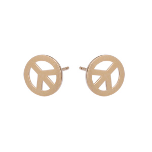 14k 평화의상징 귀걸이